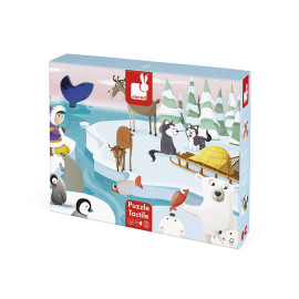Puzzle gigante tattile la banchisa 20 pz Janod
