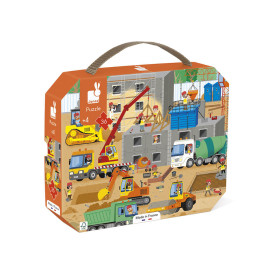 Puzzle cantiere 36 pz  Janod