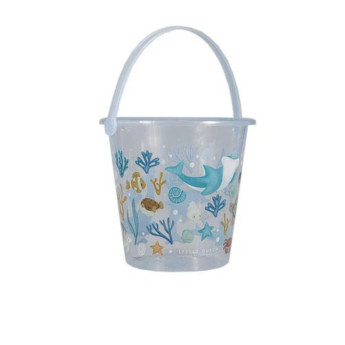 Secchiello trasparente ocean dreams blu Little Dutch