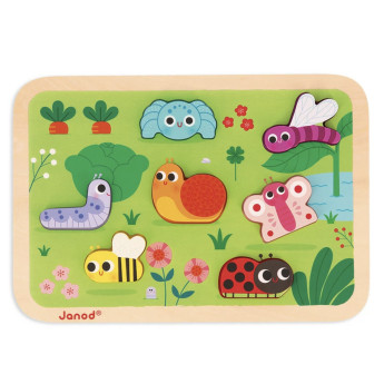 Puzzle ad incastro giardino Janod