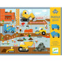 Puzzle gigante cantiere 12+5 Djeco