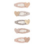 Set 4 mollette teeny heart clic clacs Mimi & Lula