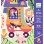 Carte da grattare strane case Djeco