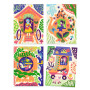 Carte da grattare strane case Djeco