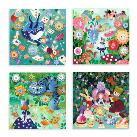 Kit creativo in wonderland Djeco