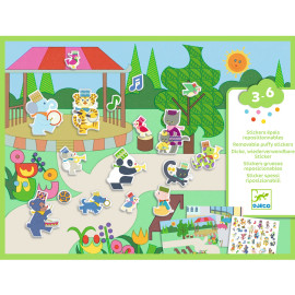 Stickers riposizionabili Fanfara djeco