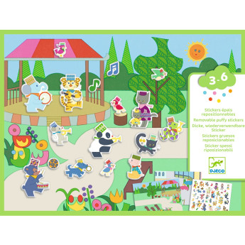 Stickers riposizionabili Fanfara djeco
