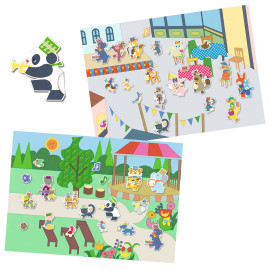 Stickers riposizionabili Fanfara djeco