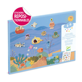 Stickers riposizionabili Vento d'estate Djeco