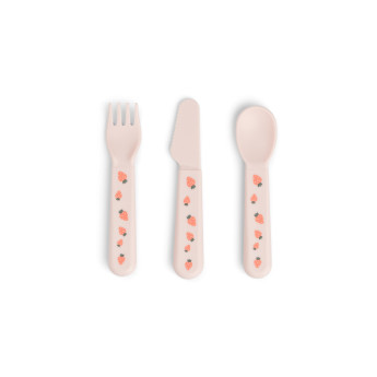 Set posate apprendimento Tiny farm rosa Done By Deer