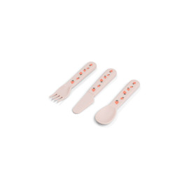 Set posate apprendimento Tiny farm rosa Done By Deer