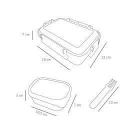 Bento Porta merenda Tutete bugs