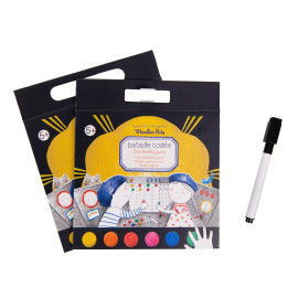 Battaglia codici di colore magnetica da viaggio Moulin Roty
