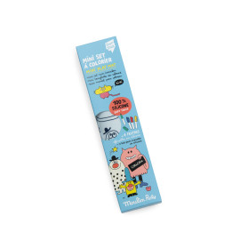Tovaglietta in silicone riviscrivibile con 4 pennarelli les schmouks Moulin Roty