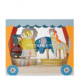 Cupcake kit circo 24 pezzi