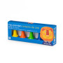5 pastelli a cera a dita les popipop Moulin Roty