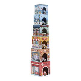Set 10 cubi impilabili Forest friends Little Dutch