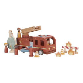 Camion dei pompieri grande con personaggi Little Dutch