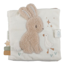Libro morbido multiattività Goose and baby bunny Little Dutch