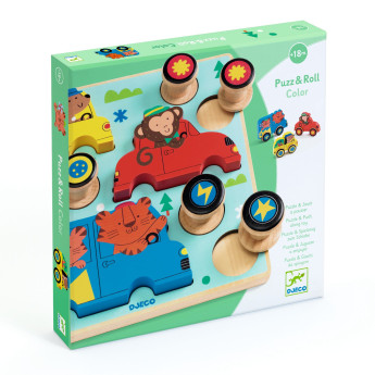 Puzzle incastro puzz & roll color Djeco