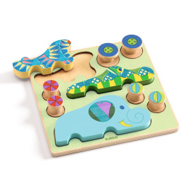 Puzzle incastro puzz & roll Bariolo Djeco