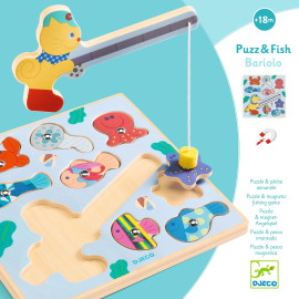 Puzzle incastro puzz & fish Bariolo Djeco