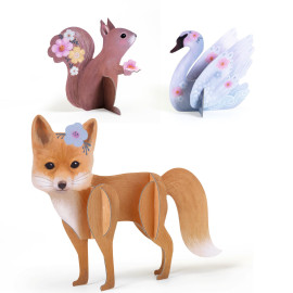 Cofanetto creativo fluffy box Djeco