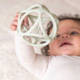 Ball sensoriale in silicone verde Little Dutch