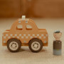 Taxi con personaggio in legno Little Dutch