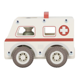 Autobulanza con personaggio in legno Little Dutch