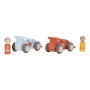 Camion con gru con personaggio in legno Little Dutch