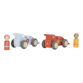 Camion con gru con personaggio in legno Little Dutch