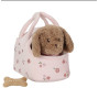 Peluche cane Jackie con cuccia e accessori Little Dutch