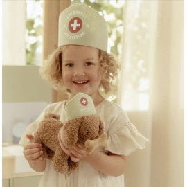 Peluche cane Jackie con cuccia e accessori Little Dutch