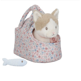 Peluche gatto Marley con cuccia e accessori Little Dutch