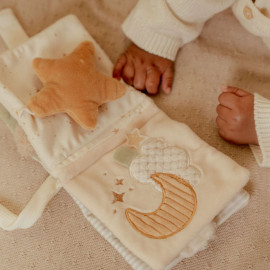 Libretto morbido con gancio multiattività Goose and baby bunny Little Dutch