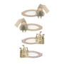Set 4 mollette clip set Princess Mimi & Lula