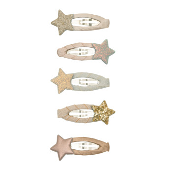 Set 5 mollette clic clacs Stellina Mimi & Lula