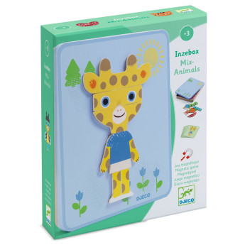 Inzebox scatola magnetica Animali Djeco
