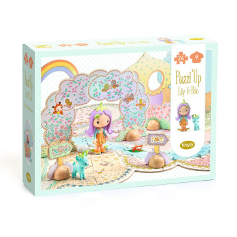 Puzzle Tinyly  Lily and Polo 24 pz + 9 pz Djeco