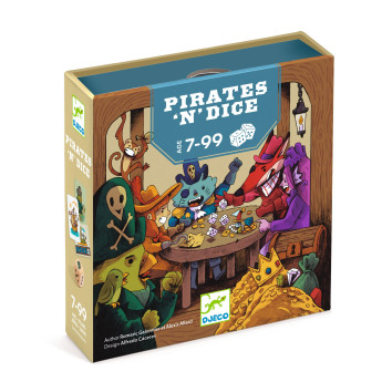 Gioco a dadi Pirates 'n' dice Djeco