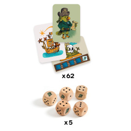 Gioco a dadi Pirates 'n' dice Djeco