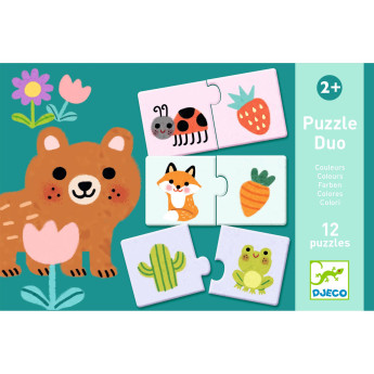 Puzzle duo colori Djeco
