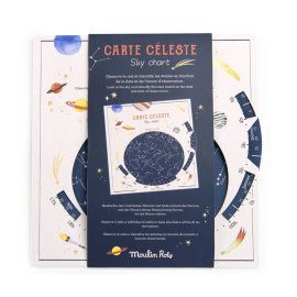 Carta celeste spazio Moulin Roty