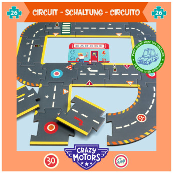 Puzzle circuito 26 pz Djeco