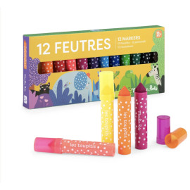 Pennarelli con punta conica Les toupitis Moulin Roty