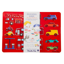 Stencil veicoli Moulin Roty