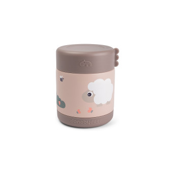 Porta pranzo termico tiny farm rosa Done By Deer