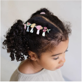 Set 8 mini clips fruit salad Mimi & Lula