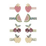 Set 8 mini clips fruit salad Mimi & Lula